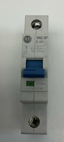 Allen Bradley 1492-SPM1D020 1-Pole 2-Amp DIN Mount Circuit Breaker 277VAC-5