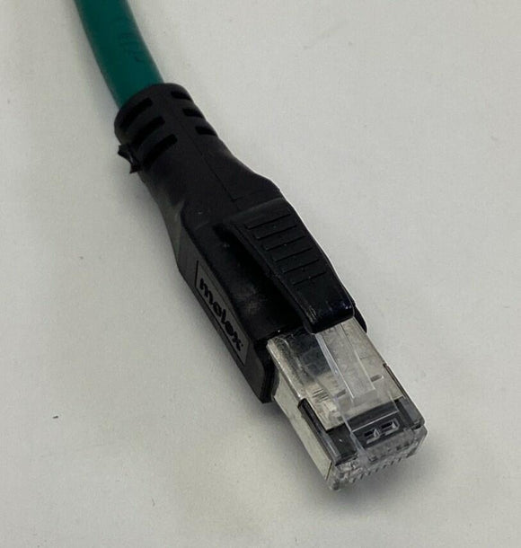 Woodhead Brad E26E06021M030 CAT6A Ethernet Connection Cable 3-Meter, M12