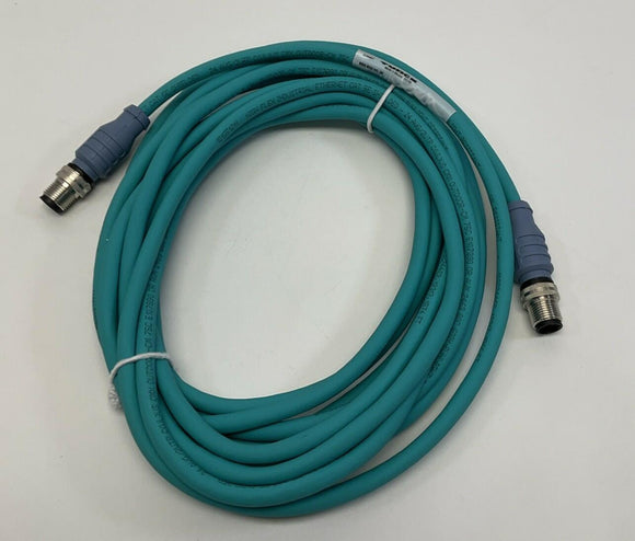 Turck RSSD RSSD 441-5M / U-06867 Industrial Ethernet Cable M12 Male 4-Pin D-Code