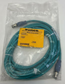 Turck RSSD RSSD 441-5M / U-06867 Industrial Ethernet Cable M12 Male 4-Pin D-Code-2