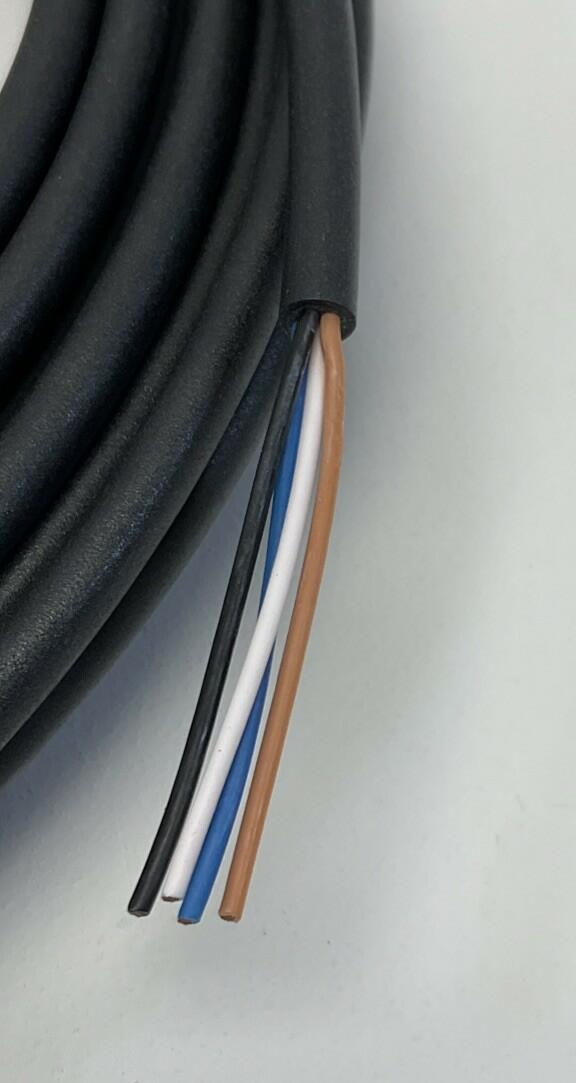 IFM EVC078 M12 4-Pole Male Single End Cable, 10M