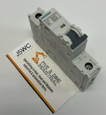Siemens 5SJ4104-7HG40 1-Pole, 4-Amp Circuit Breaker DIN Mount 240VAC