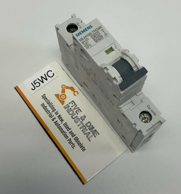 Siemens 5SJ4106-7HG40 Circuit Breaker 6 Amp DIN Mount 240VAC