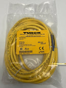 Turck RKC 4T-6 / U5305-10 Single End M12 Female Connector Cable 4-Pin, 3-Wire-2