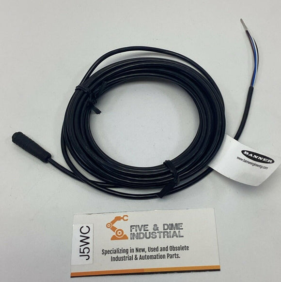 Banner 56620 / PKG4-5 M8 Female Straight Single End 4-Wire, 4-Pole Cable 5M