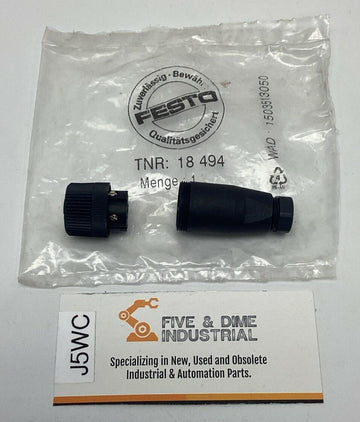 Festo 18-494 M12 Field Connector 4-Pole, Female