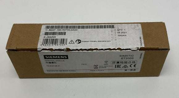 Siemens 6ES7-193-4CF50-0AA0 Simatic ET200S Terminal Module