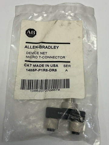 Allen Bradley 1485P-P1R5-DR5 DeviceNet Micro "T" Connector 5-Pole - 0