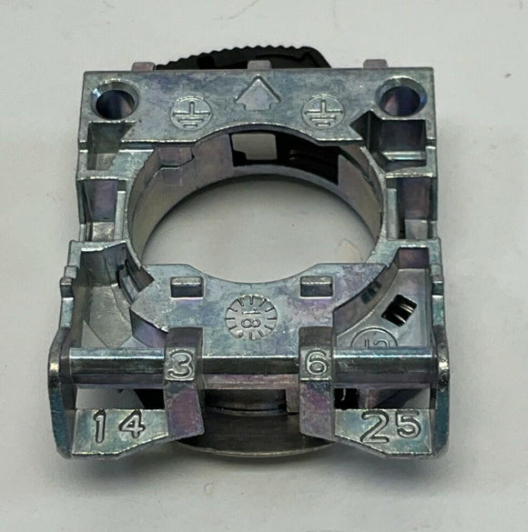 Allen Bradley 800F-MN3 Green LED Back of Panel Lamp and Contact 24VAC