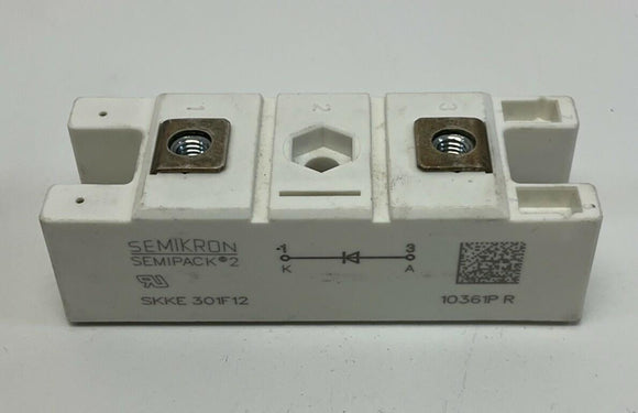 Semikron SKKE 10361P R Semipack 2 Thyristor / Diode 310-Amp, 1200 Volts