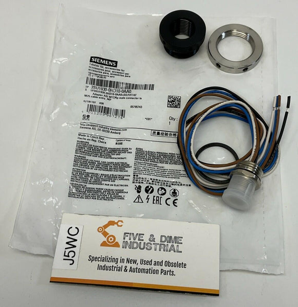 Siemens 3SU1930-0HD10-0AA0 Male 4-Pole, M12 Receptacle to M25 Cable Entry