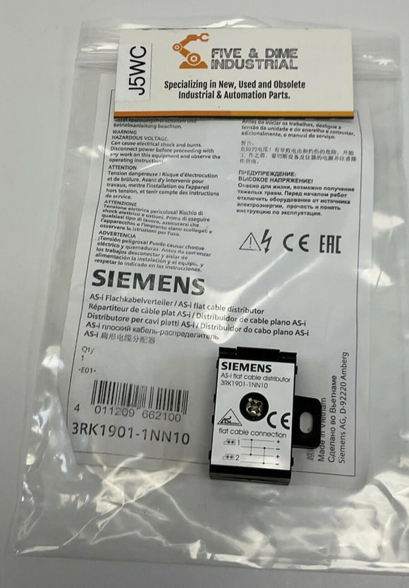 Siemens 3RK1901-1NN10 Flat Cable Distributor Connector