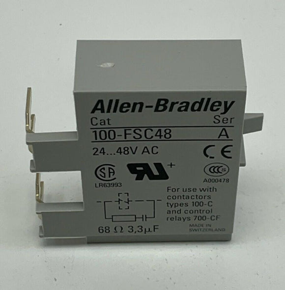 Allen Bradley 100-FSC48 Ser. A Surge Suppressor 24-48VAC