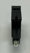 Allen Bradley 800F-MN3 Green LED Back of Panel Lamp and Contact 24VAC-4