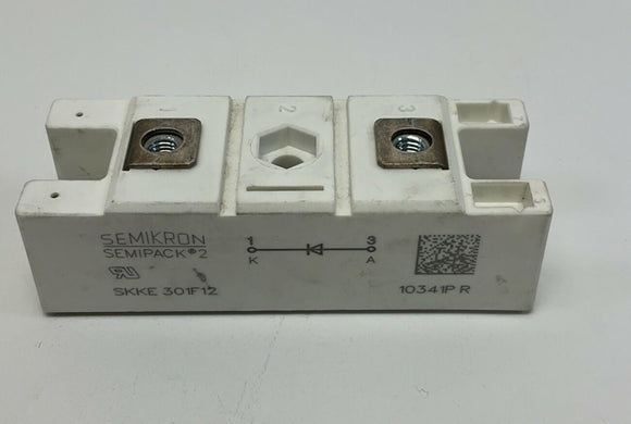 Semikron SKKE 10341P R  Semipack 2 Thyristor / Diode 310-Amp, 1200 Volts