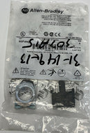 Allen Bradley 800F-MN3 Green LED Back of Panel Lamp and Contact 24VAC-7