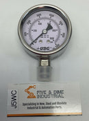 Ametek USG 256096 2-1/2"  1000 PSI Gauge 1/4" NPT Lower-1