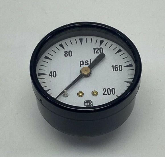Ametek USG 102673A 2" 200 PSI Gauge 1/8" NPT  Rear Center
