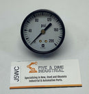 Ametek USG 102673A 2" 200 PSI Gauge 1/8" NPT  Rear Center-1