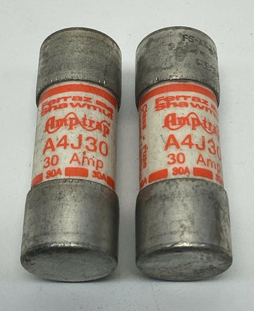 Ferraz Shawmut A4J30 30-Amp Amp-Trap Fuse 600 VAC (2-Pack) - 0