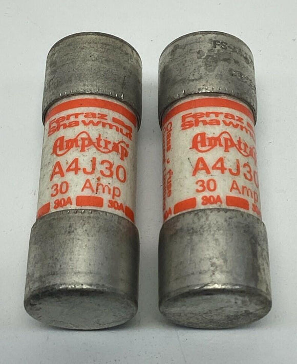 Ferraz Shawmut A4J30 30-Amp Amp-Trap Fuse 600 VAC (2-Pack)