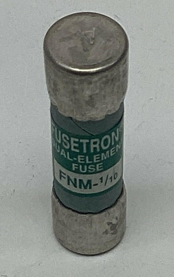 Bussmann Fusetron FNM-1/10 Buss Midget Fuse 250VAC