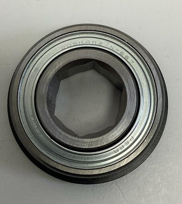 Peer 205KRR2-NR-667 7/8" Hex Bore Rubber Seals Bearing