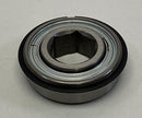 Peer 205KRR2-NR-667 7/8" Hex Bore Rubber Seals Bearing-5