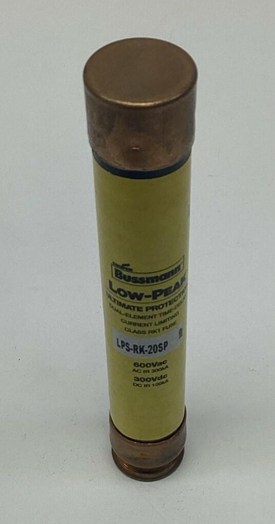 Cooper Bussmann LPS-RK-20SP  Low Peak Dual Element Time Delay Fuse 600VAC