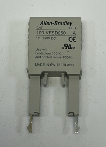 Allen Bradley 100-KFSD250 Diode Suppressor Module 12-250VDC - 0