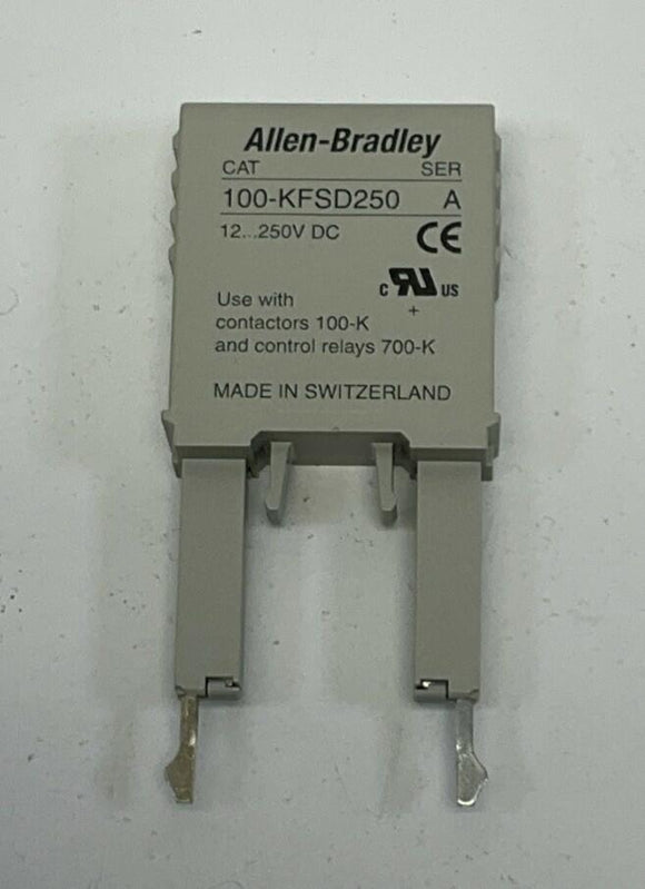 Allen Bradley 100-KFSD250 Diode Suppressor Module 12-250VDC