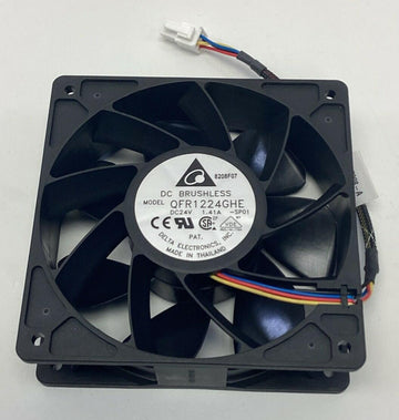 Delta QFR1224GHE 12CM Fan 24V 1.41A 12038 120MM Cooling fan - 0
