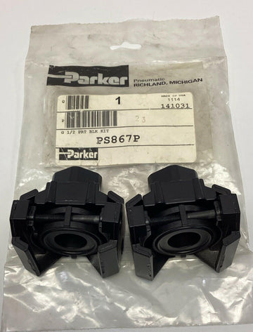 Parker PS867P G-1/2" Port Distribution Block (2-Pack) - 0