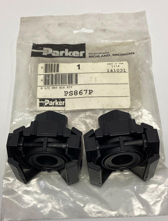 Parker PS867P G-1/2" Port Distribution Block (2-Pack)