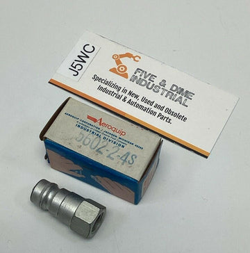 Eaton Aeroquip 5602-2-4S Coupler Nipple, 1/8-27, 1/4 in. Body, Steel
