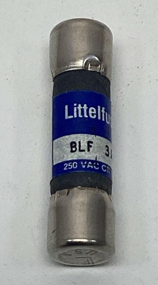 Littlefuse BLF-3 Fast Acting Midget Fuse 3-Amp, 250V