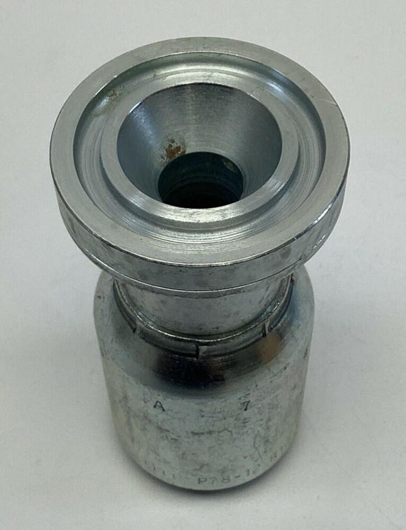 Parker 16A78-16-12 Parkrimp 1" Code 62 Flange x 3/4" ID Hose Clamp Fitting