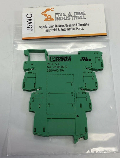 Phoenix Contact PLC-VT / 2296870 Feed Through Terminal Block DIN Mount
