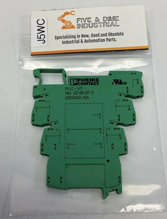 Phoenix Contact PLC-VT / 2296870 Feed Through Terminal Block DIN Mount