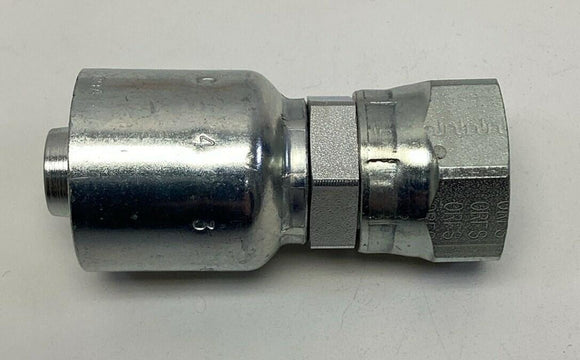 Parker IJC43-12-12 3/4" Female Seal-Lok x 3/4" ID Hose Swivel Fitting