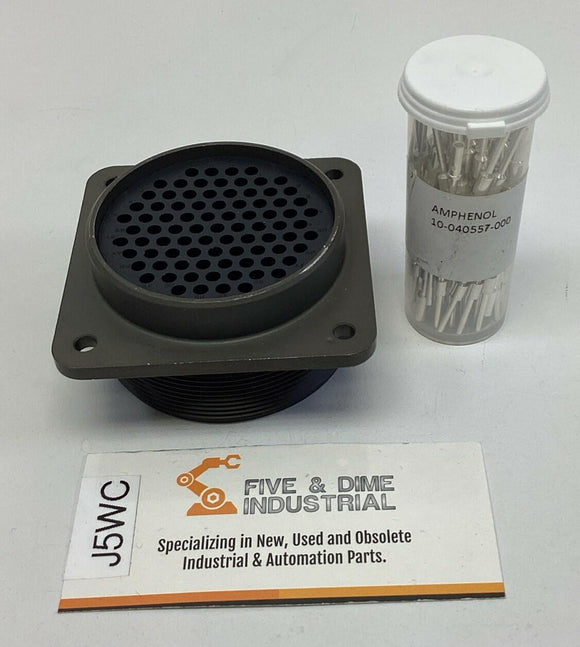 Amphenol  ACC02A40-56P-003 85-Pole Male Crimp Box Mount Connector MIL-DTL-5015