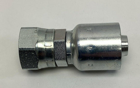 Parker IJC43-12-12 3/4" Female Seal-Lok x 3/4" ID Hose Swivel Fitting