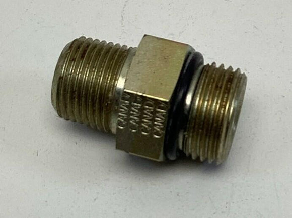 Parker 8-3/8-F50F-S Straight Male Pipe Adapter