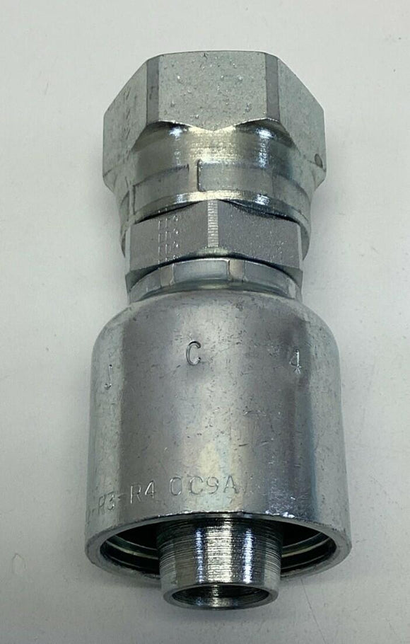 Parker IJC43-12-12 3/4" Female Seal-Lok x 3/4" ID Hose Swivel Fitting