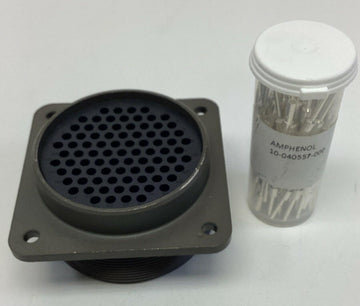 Amphenol  ACC02A40-56P-003 85-Pole Male Crimp Box Mount Connector MIL-DTL-5015 - 0