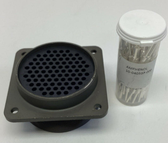 Amphenol  ACC02A40-56P-003 85-Pole Male Crimp Box Mount Connector MIL-DTL-5015