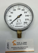 Ashcroft 35WL005PH-02LXULZG 300# 3.5" Pressure Gauge 0-300 PSI 1/4" NPT-1
