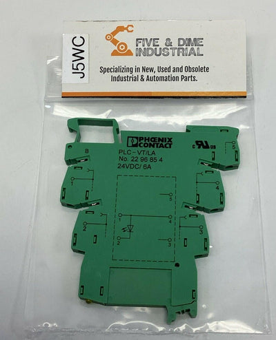 Phoenix Contact PLC-VT/LA / 2296854 Feed Through Terminal Connector 24VDC, 6A