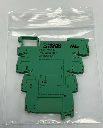 Phoenix Contact PLC-VT/LA / 2296854 Feed Through Terminal Connector 24VDC, 6A - 0