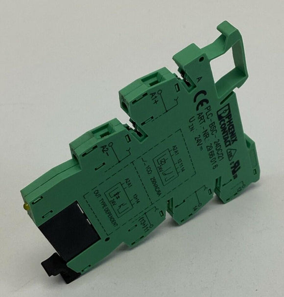 Phoenix Contact PLC-BSC-24DC21 / 2966016 Base with 2966595 Relay 24VDC, 2-Amp
